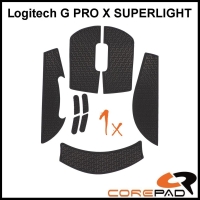 Corepad Soft Grips schwarz Logitech G PRO X SUPERLIGHT / Logitech G PRO X SUPERLIGHT 2